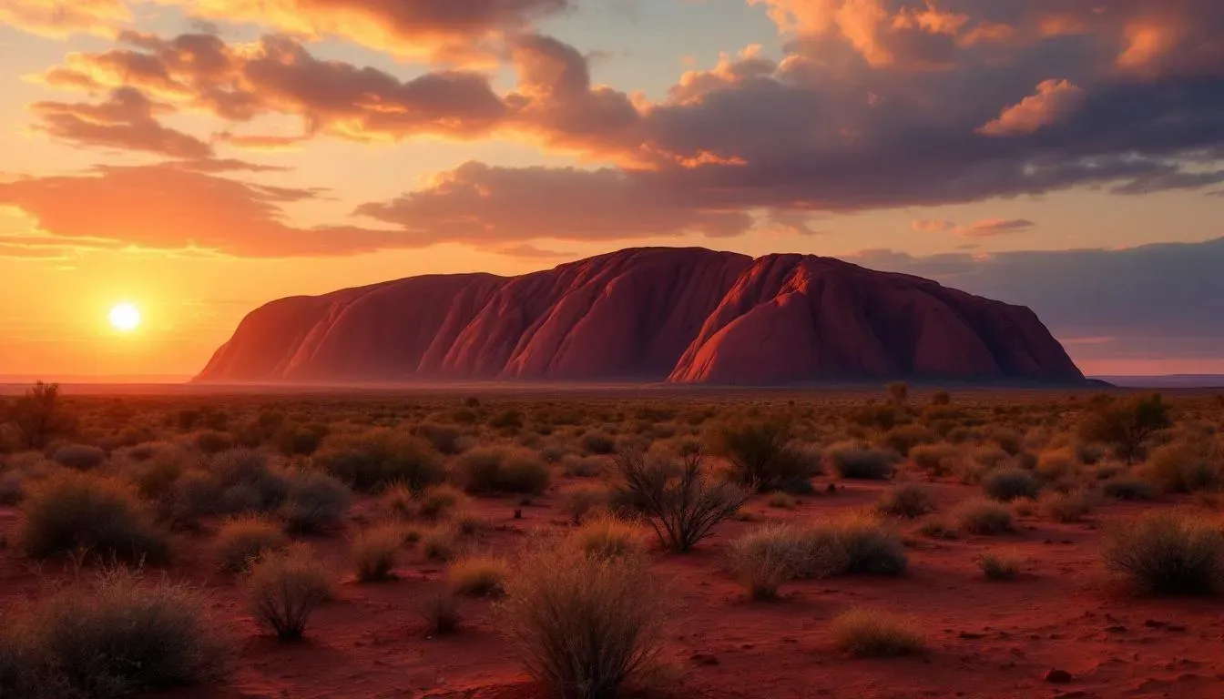 Uluru - filming location in Australia