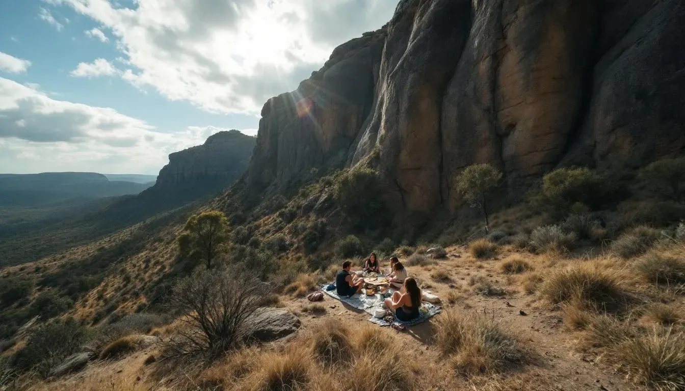 Hanging Rock - filming location in Australia